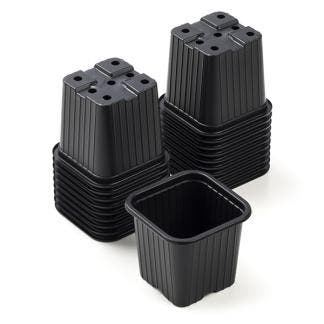 Kweekpotjes | Nature | 6 x 7 x 7 cm | 20 stuks (Vierkant), Tuin en Terras, Kweekspullen, Verzenden, Nieuw