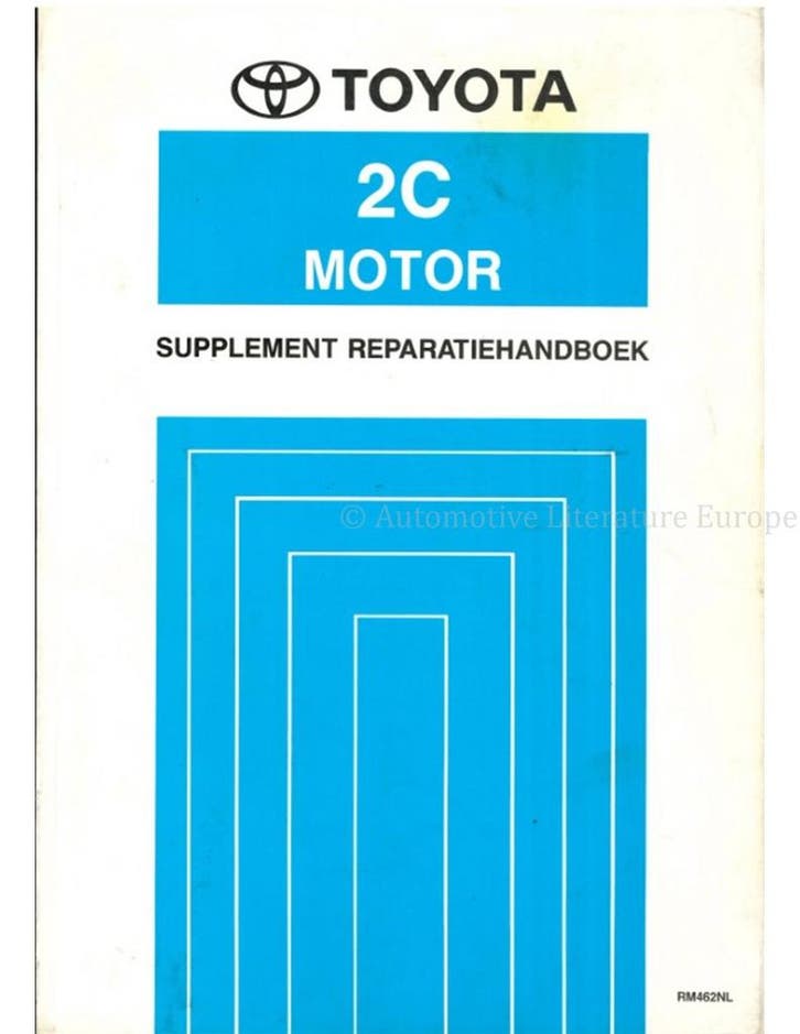 1995 TOYOTA COROLLA 2C MOTOR (SUPPLEMENT), Auto diversen, Handleidingen en Instructieboekjes