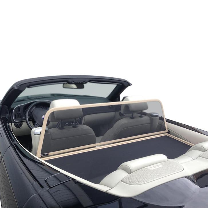 Saab 9-3 (2003-2014) Cabrio windscherm Beige windscherm op, Auto diversen, Overige Auto diversen, Ophalen of Verzenden