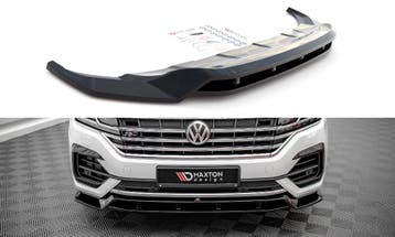 Voorspoiler Volkswagen Touareg MK3 R-Line Maxton Glans Zwart, Ophalen of Verzenden, Nieuw