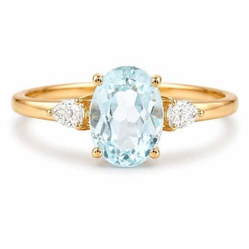 Zonder minimumprijs - Ring - 14 karaat Geel goud - 1.52ct., Nieuw