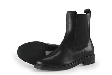 Manfield Chelsea boots in maat 38 Zwart, Verzenden, Zwart, Overige typen, Zo goed als nieuw