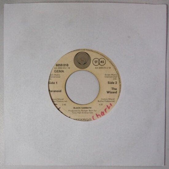 Black Sabbath - Paranoid / The wizard - Single, Cd's en Dvd's, Vinyl Singles, Verzenden