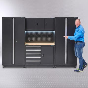 Datona Werkbank 120 cm met gereedschapskast en twee, Ophalen of Verzenden, Nieuw