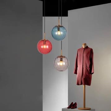 Moderne Glas-in-Lood Kroonluchter – Stijlvolle Hanglamp, Huis en Inrichting, Lampen | Kroonluchters, Verzenden, Nieuw, Glas