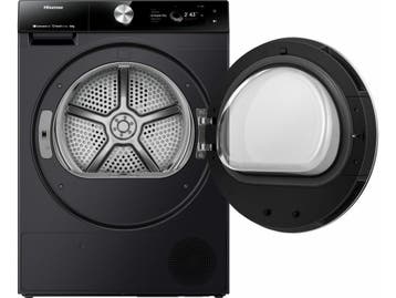 Hisense DH7S107BB - Warmtepompdroger - 10 kg - Zwart, Verzenden, Zo goed als nieuw