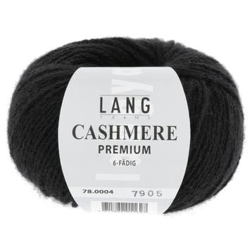 LANG Yarns Cashmere Premium - 04 Zwart - Puur Kasjmier Gar, Ophalen of Verzenden, Nieuw