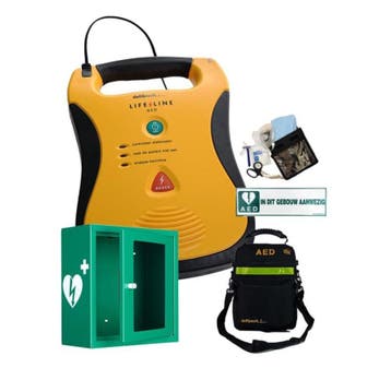 Defibtech Lifeline AED volautomaat - actiepakket met, Diversen, Verpleegmiddelen, Verzenden, Nieuw