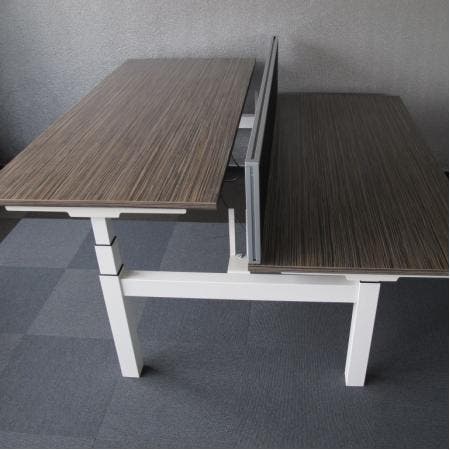(MDK-103449) Veyhl XH duo werkplek zit-sta 180 x 165 cm, Huis en Inrichting, Bureaus, Nieuw, Elektrisch, In hoogte verstelbaar
