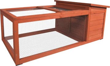 Konijnenhok Flamingo Atto Classic Bruin – Compact Houten.., Verzenden, Nieuw, Overige typen