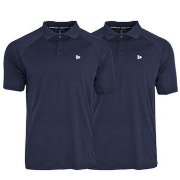 Donnay Donnay Heren - 2-Pack - Sport Polo Bjorn - Navy, Verzenden, Nieuw