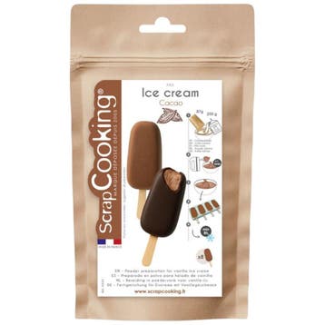 ScrapCooking IJsmix Chocolade 145g, Verzenden, Nieuw