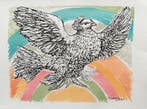 Pablo Picasso (1881-1973) - Colombe volant à lArc en Ciel