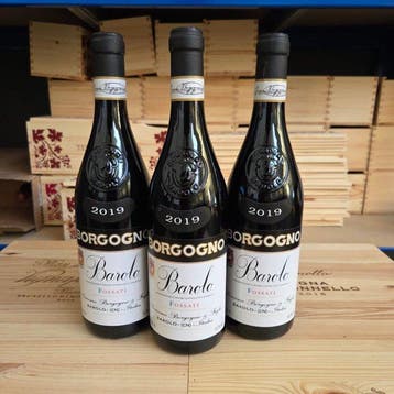 2019 Borgogno, Barolo Fossati - Barolo DOCG - 3 Flessen, Nieuw