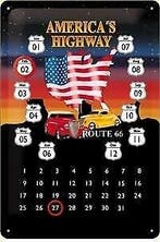America's highway route 66 reclamebord, Verzamelen, Merken en Reclamevoorwerpen, Verzenden, Nieuw