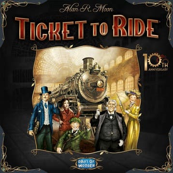 Days of Wonder Ticket to Ride 10th Anniversary Edition Bords, Verzenden, Nieuw