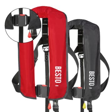 Besto Automatisch reddingsvest 165N zonder harnas-Rood, Ophalen of Verzenden, Nieuw