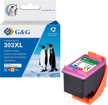 2dekans | G&G 303 XL Inktcartridge Geschikt voor HP 303, Computers en Software, Ophalen of Verzenden, Zo goed als nieuw, G&G