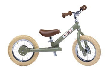Trybike Steel Vintage Green 2 wieler (Kinderen, Loopfietsen), Ophalen of Verzenden, Nieuw