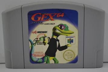 Gex 64 Enter the Gecko (N64 EUR), 1 speler, Verzenden, Zo goed als nieuw