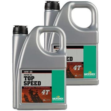Motorex Aanbieding: 2 X Top Speed 4T 10W40 4L, Verzenden