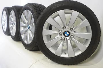 BMW 3 4 serie F30 F31 F32 F33 F36 413 17 inch velgen Dunlop, Gebruikt, Velg(en), 17 inch, Winterbanden
