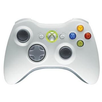 Microsoft Xbox 360 Controller Wireless Wit, Spelcomputers en Games, Spelcomputers | Xbox 360, Ophalen of Verzenden, Zo goed als nieuw