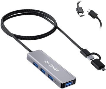 byEasy UC-149D USB 3.0 Hub (Meerdere Poorten), Verzenden, Zo goed als nieuw