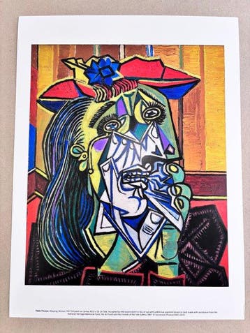 Pablo Picasso (after) - Weeping Woman 1937 / licensed print