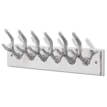 vidaXL Aluminium kapstok zilverkleurig, Verzenden, Nieuw