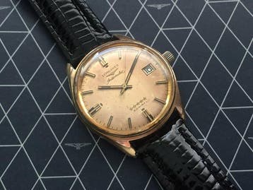 Longines - Admiral Automatic Date GP 18k - Zonder