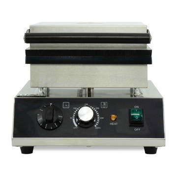 HCB Wafelijzer - poffertjes - 9st - 230V - RVS, Verzenden, Nieuw in verpakking, Fornuis, Frituur en Grillen