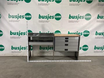 Aluca aluminium bedrijfswageninrichting gebruikt (nr 2220), Ophalen of Verzenden
