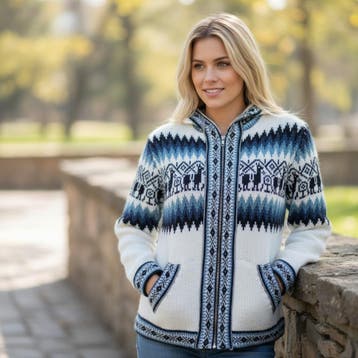 Luxe Alpaca Wollen Trui, Handgebreid in Peru | Dames & Heren, Kleding | Dames, Overige kleuren, Verzenden, Maat 42/44 (L), Nieuw