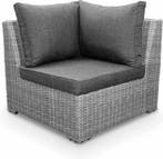 Mondial Living Nashville Loungeset 4-delig - Hoekbank, Ophalen of Verzenden, Nieuw, 5 zitplaatsen, Loungeset