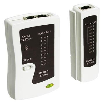 Kabeltester | Goobay (RJ45/RJ11/RJ12), Verzenden, Nieuw