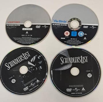 Bundel van Universal DVD's Hitchcock & Schindler's List, Verzenden, Nieuw in verpakking
