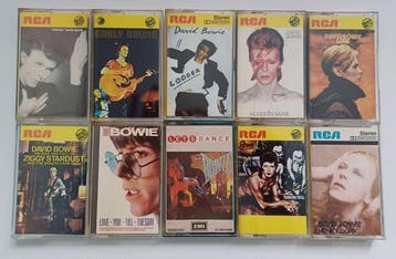 David Bowie - Collection of 10 x tapes - Diverse titels -, Cd's en Dvd's, Nieuw in verpakking