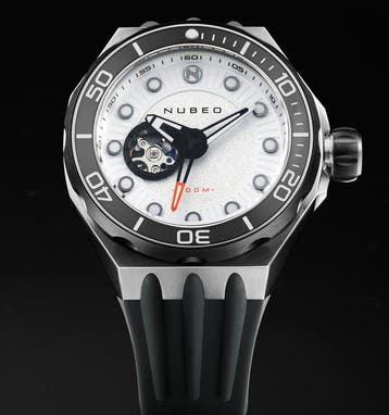 Nubeo - MARIANA - Automatic White - 24 Jewels - Rare - New -, Nieuw