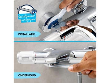 GROHE Start Edge - Douchemengkraan - Chroom, Verzenden, Zo goed als nieuw