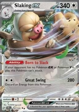 slaking ex 147/191 surging sparks, Ophalen of Verzenden, Nieuw, Losse kaart, Foil