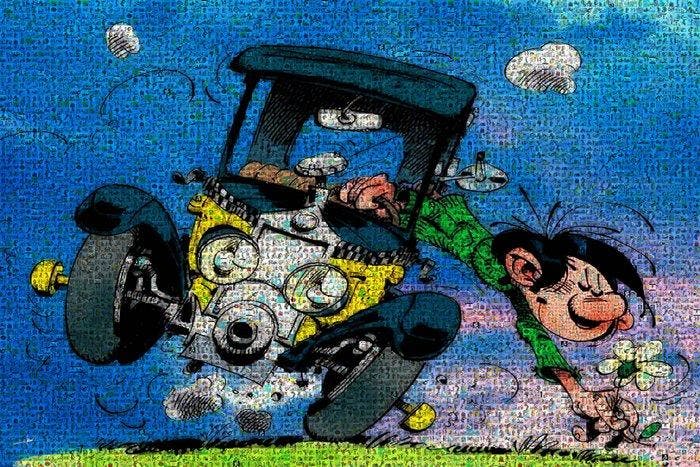 David Law (1967) - Crypto Gaston Lagaffe II, Antiek en Kunst, Kunst | Designobjecten