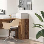 vidaXL Dressoir met lade Oudhout 38 x 34 x 75 cm, Verzenden, Nieuw, Overige houtsoorten, Minder dan 50 cm