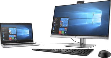 HP EliteDisplay E243d (Dockingstation) Zilver FHD IPS Webcam, Gebruikt, IPS, 24", USB-C