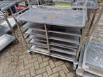 Serveerwagen met uitschuifbare platen 111x56x107cm bxdxh, Ophalen of Verzenden, Gebruikt