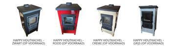 vrolijke goedkope Funny houtkachel koop je bij 123Rookkanaal, Ophalen of Verzenden, Nieuw, Hout, Vrijstaand