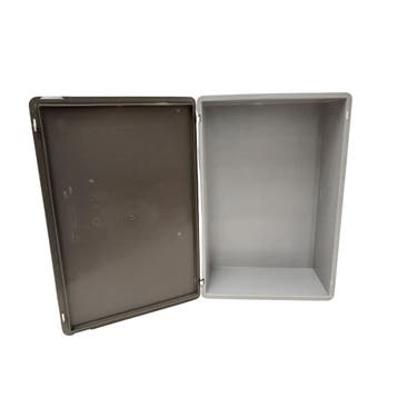 Stapelbak 600x400x170 mm, euronorm met scharnierdeksel en, Gebruikt, 40 tot 60 cm, 50 tot 75 cm, Bak of Kist