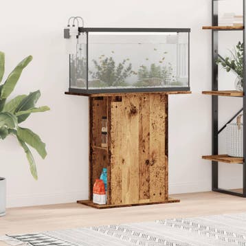 vidaXL Aquariumstandaard Oud Hout 36x75x72,5 cm Bewerkt Hout, Dieren en Toebehoren, Verzenden, Nieuw