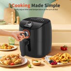 Airfryer - heteluchtfriteuse - 4L - 1500W - Zwart, Witgoed en Apparatuur, Airfryers, Verzenden, Zo goed als nieuw