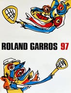 Antonio Saura - Originalplakat - Roland Garros 1997